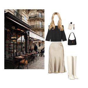 Off the shoulder sweater by the Curated - cotton/silk/cashmere